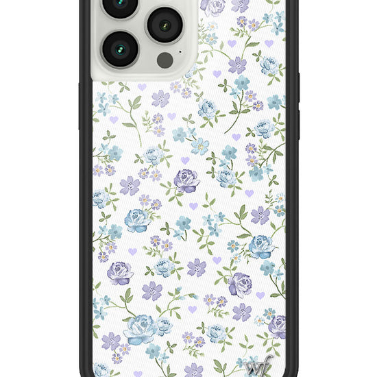 Wildflower Lilac And Blue Floral iPhone 13 Pro Max Case