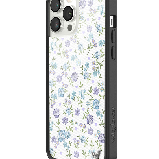 Wildflower Lilac And Blue Floral iPhone 13 Pro Max Case