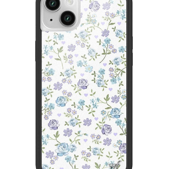 Wildflower Lilac And Blue Floral iPhone 14 Case