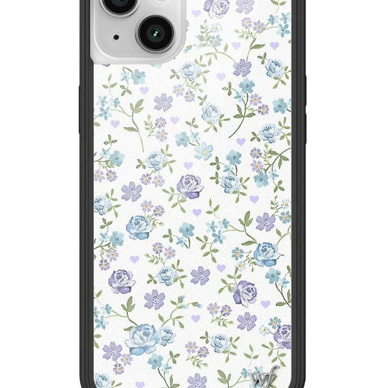 Wildflower Lilac And Blue Floral iPhone 14 Plus Case