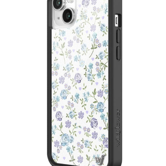 Wildflower Lilac And Blue Floral iPhone 14 Plus Case