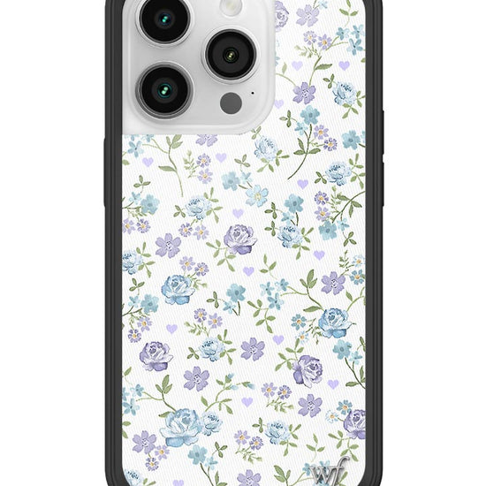 Wildflower Lilac And Blue Floral iPhone 14 Pro Case