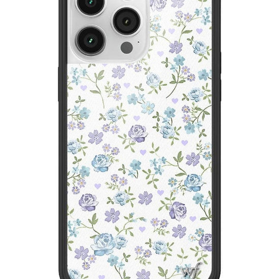 Wildflower Lilac And Blue Floral iPhone 14 Pro Max Case