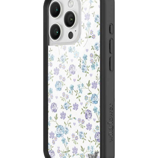 Wildflower Lilac And Blue Floral iPhone 16 Pro Case