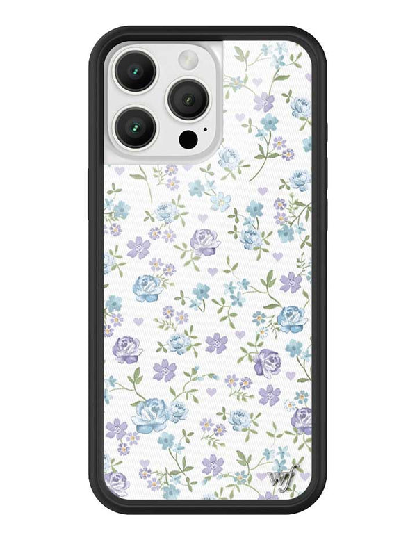 Wildflower Lilac And Blue Floral iPhone 16 Pro Max Case