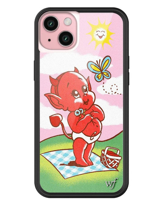 wildflower little devil iphone 15 plus case
