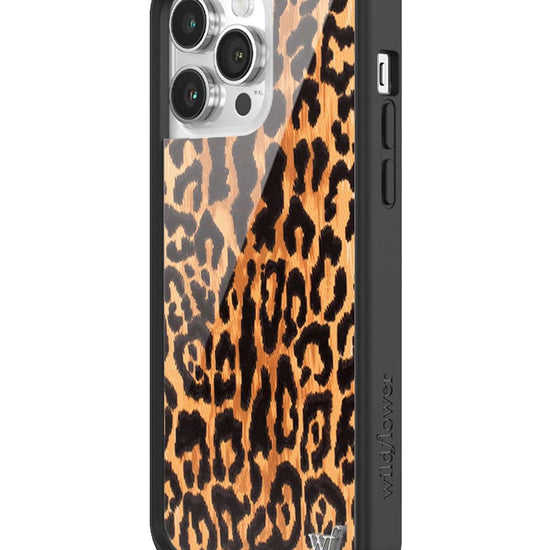 Wildflower Leopard Love iPhone 14 Pro Max Case