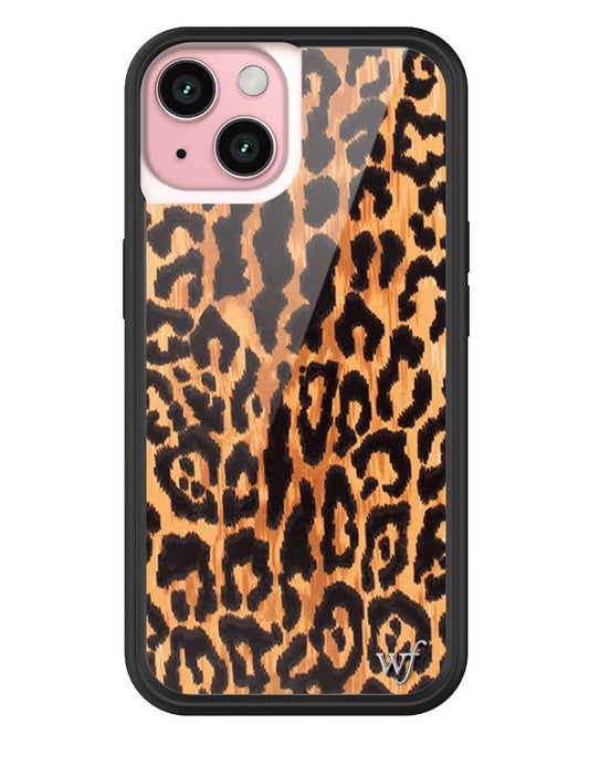 wildflower leopard love iPhone-15-Case