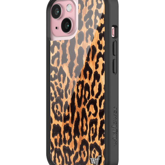 Wildflower Leopard Love iPhone 15 Case