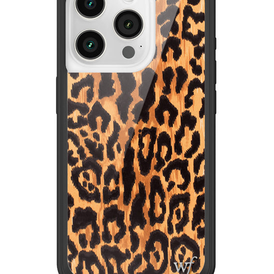 Wildflower Leopard Love iPhone 15 Pro Case