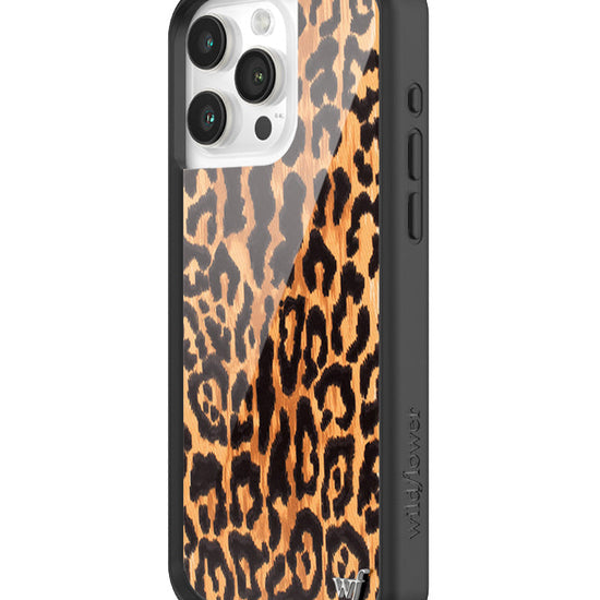 Wildflower Leopard Love iPhone 15 Pro Max Case