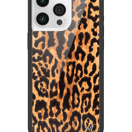 Wildflower Leopard Love iPhone 15 Pro Max Case