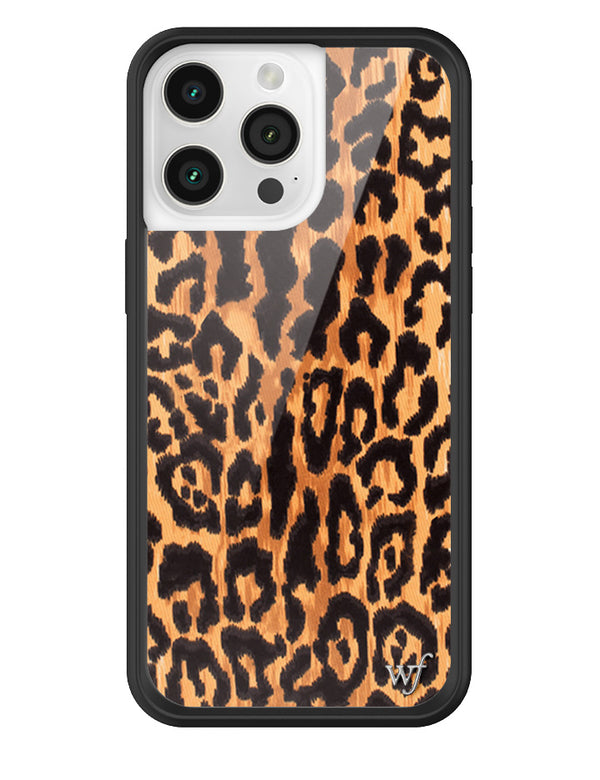 Wildflower Leopard Love iPhone 15 Pro Max Case