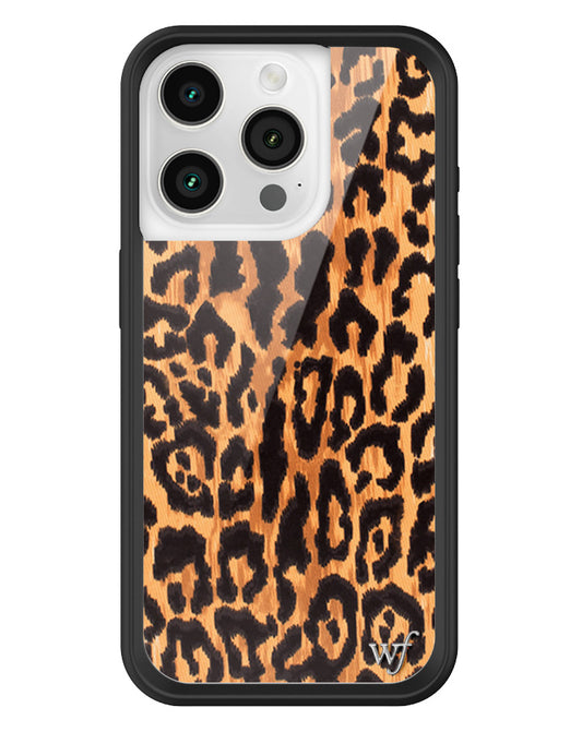 Wildflower Leopard Love iPhone 16 Pro Case