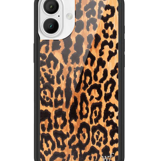 Wildflower Leopard Love iPhone 16 Plus Case