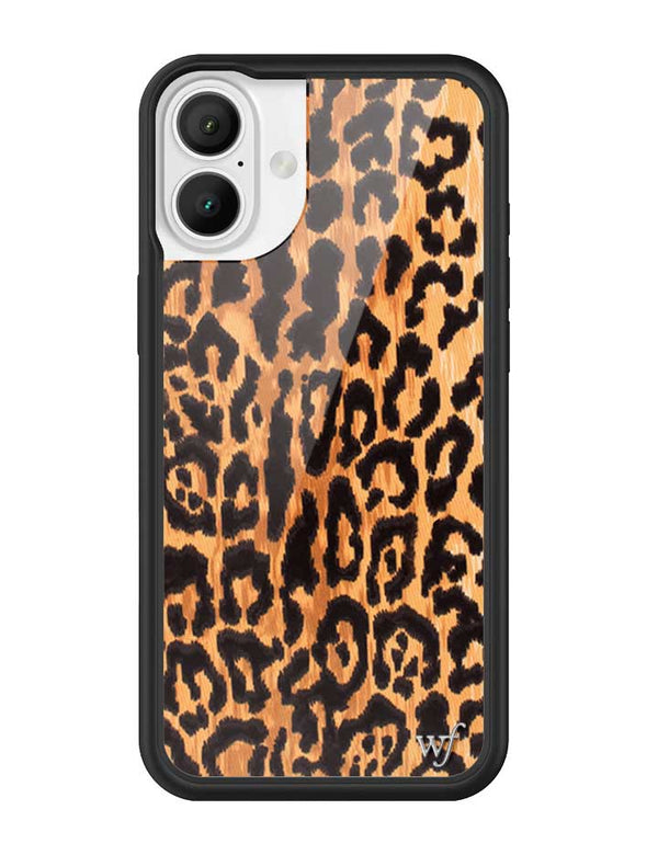 Wildflower Leopard Love iPhone 16 Plus Case