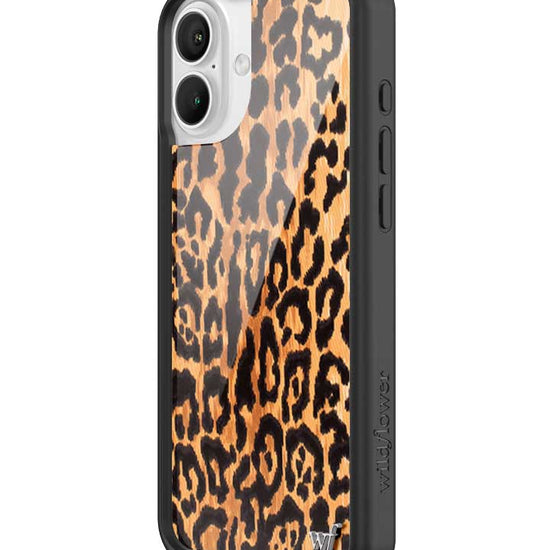 Wildflower Leopard Love iPhone 16 Plus Case