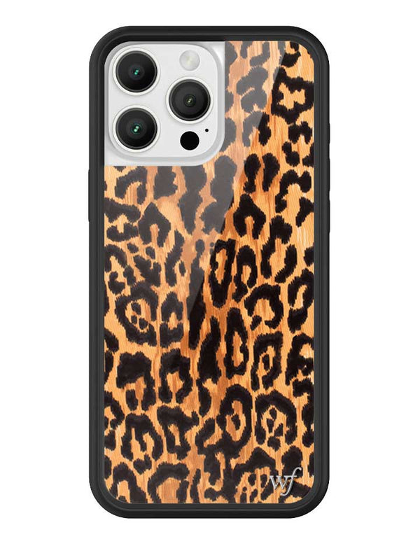 Wildflower Leopard Love iPhone 16 Pro Max Case