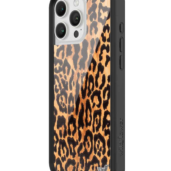 Wildflower Leopard Love iPhone 16 Pro Max Case