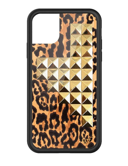 Wildflower Leopard Love Stud iPhone 11 Case