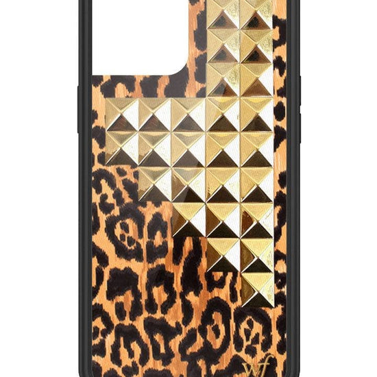 Wildflower Leopard Love Stud iPhone 12 Pro Max Case