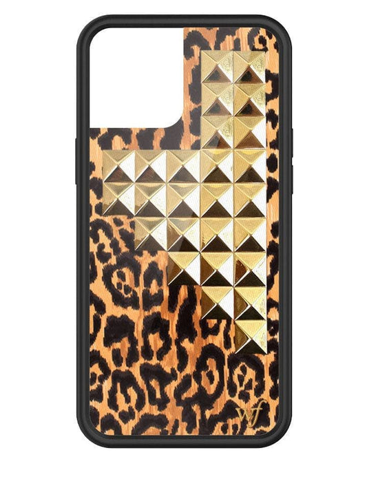 Wildflower Leopard Love Stud iPhone 12 Pro Max Case