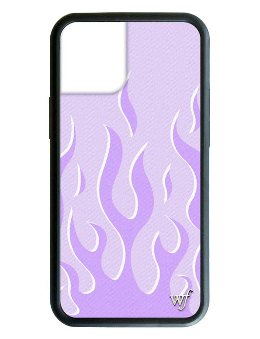 Wildflower Lavender Flames iPhone 12 Mini Case