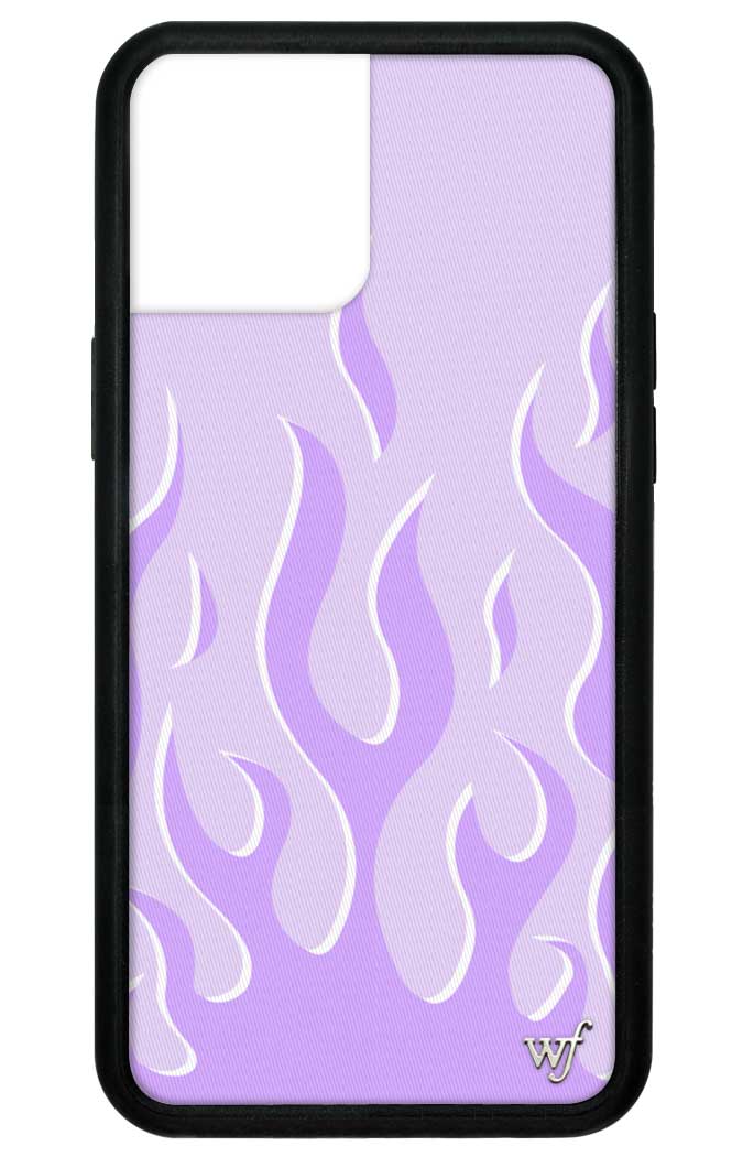 Wildflower Lavender Flames iPhone 12 Pro Max Case