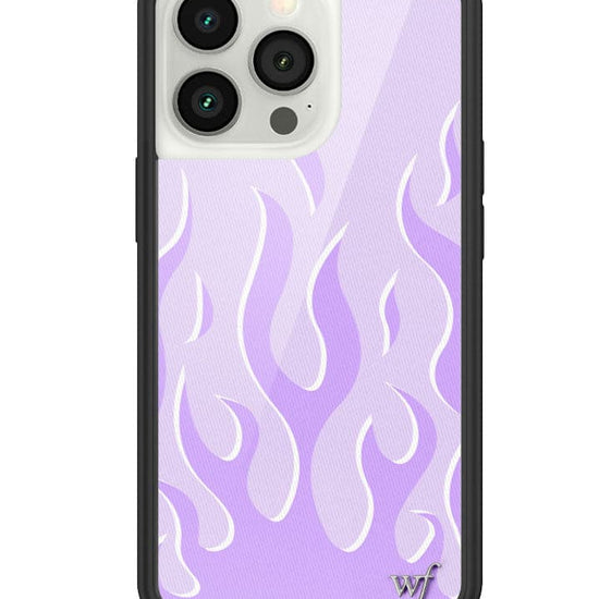 Wildflower Lavender Flames iPhone 13 Pro Case