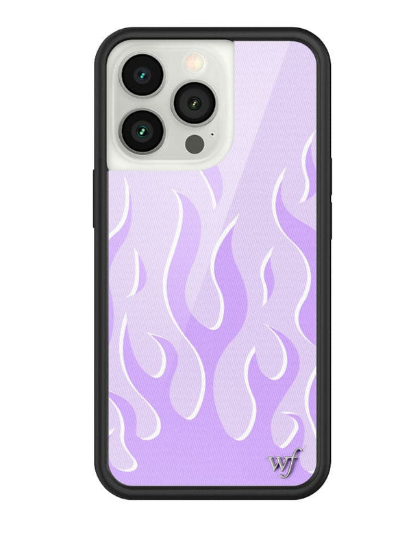 Wildflower Lavender Flames iPhone 13 Pro Case