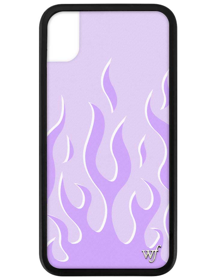 Wildflower Lavender Flames iPhone Xr Case