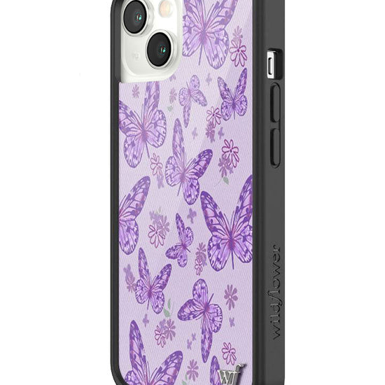 Wildflower Lavender Butterfly iPhone 13 Case