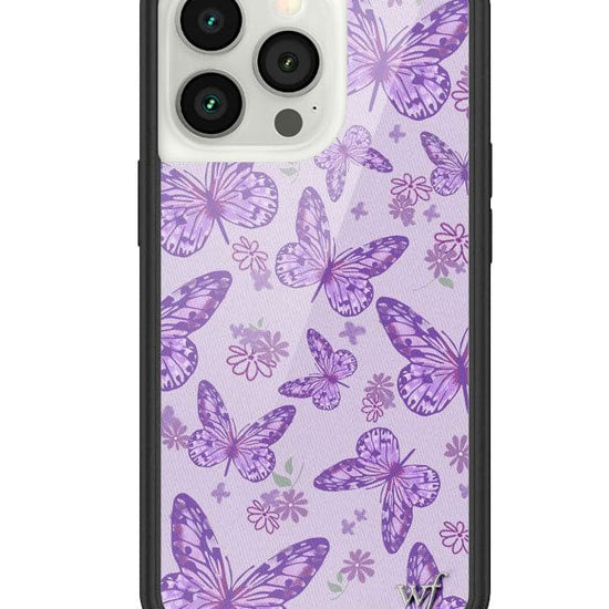 Wildflower Lavender Butterfly iPhone 13 Pro Case