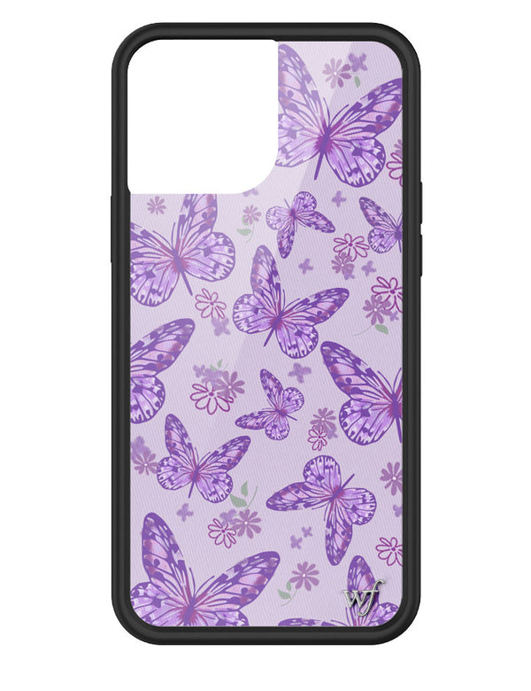 Wildflower Lavender Butterfly iPhone 13 Pro Max Case