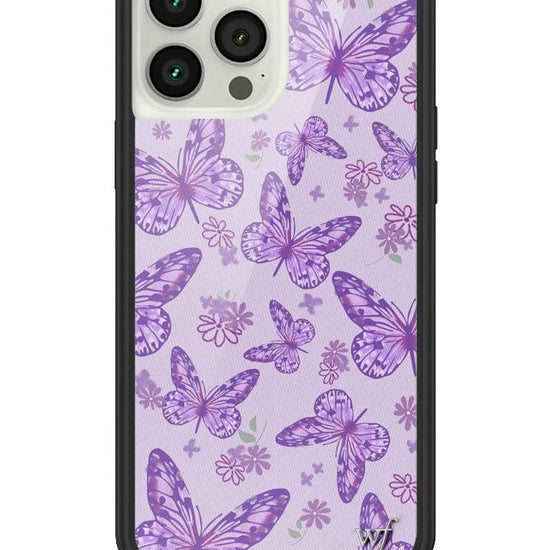 Wildflower Lavender Butterfly iPhone 13 Pro Max Case