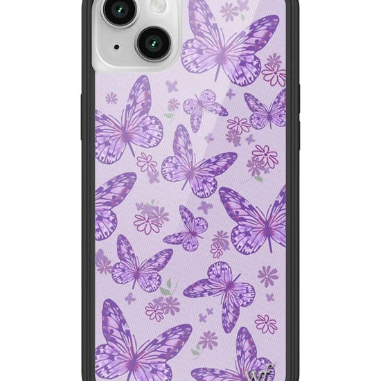 Wildflower Lavender Butterfly iPhone 14 Case