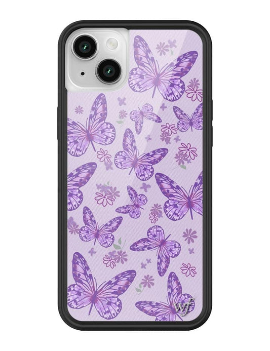 Wildflower Lavender Butterfly iPhone 14 Case