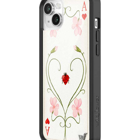 Wildflower iPhone case 13 Lila Moss Heart Pink Cute