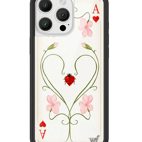 Wildflower iPhone case 16 Pro Max Lila Moss Heart Pink Cute