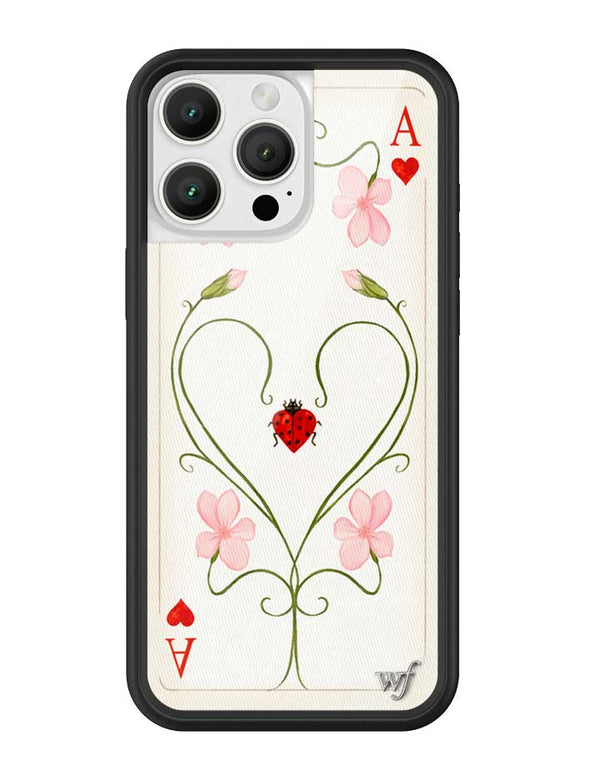 Wildflower iPhone case 16 Pro Max Lila Moss Heart Pink Cute