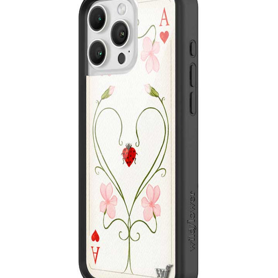 Wildflower iPhone case 16 Pro Max Lila Moss Heart Pink Cute