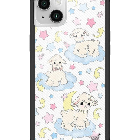 Wildflower Lullaby Lambs iPhone 14 Case