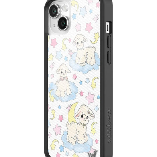 Wildflower Lullaby Lambs iPhone 14 Case