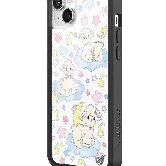 Wildflower Lullaby Lambs iPhone 14 Plus Case