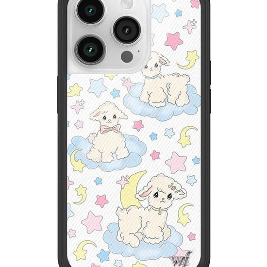 Wildflower Lullaby Lambs iPhone 14 Pro Case