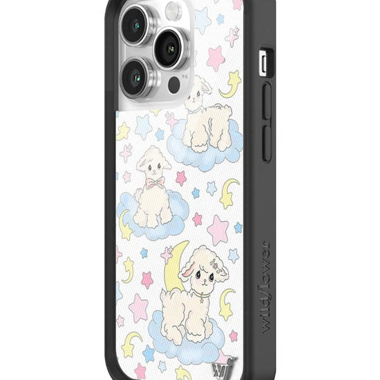 Wildflower Lullaby Lambs iPhone 14 Pro Case