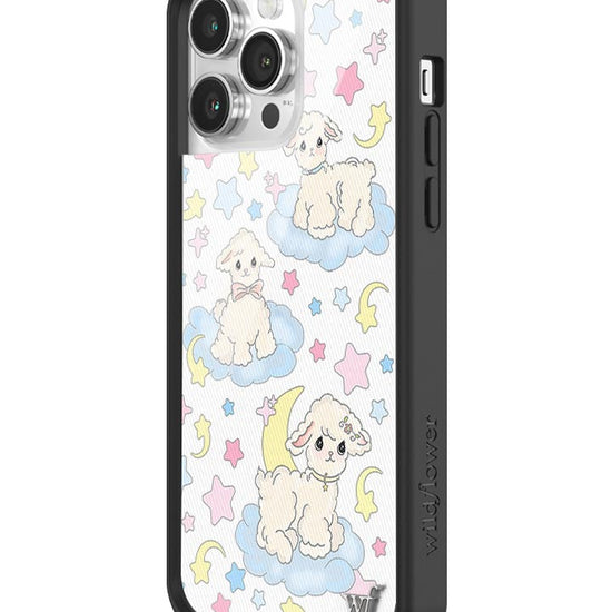 Wildflower Lullaby Lambs iPhone 14 Pro Max Case