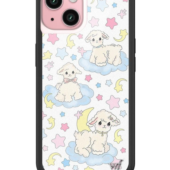 Wildflower Lullaby Lambs iPhone 15 Case