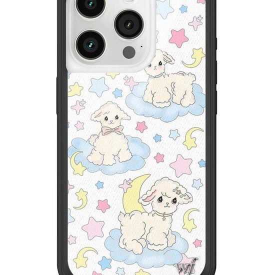 Wildflower Lullaby Lambs iPhone 15 Pro Case