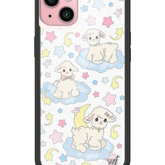 Wildflower Lullaby Lambs iPhone 15 Plus Case